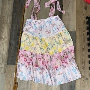 Floral Tiered Mini Dress